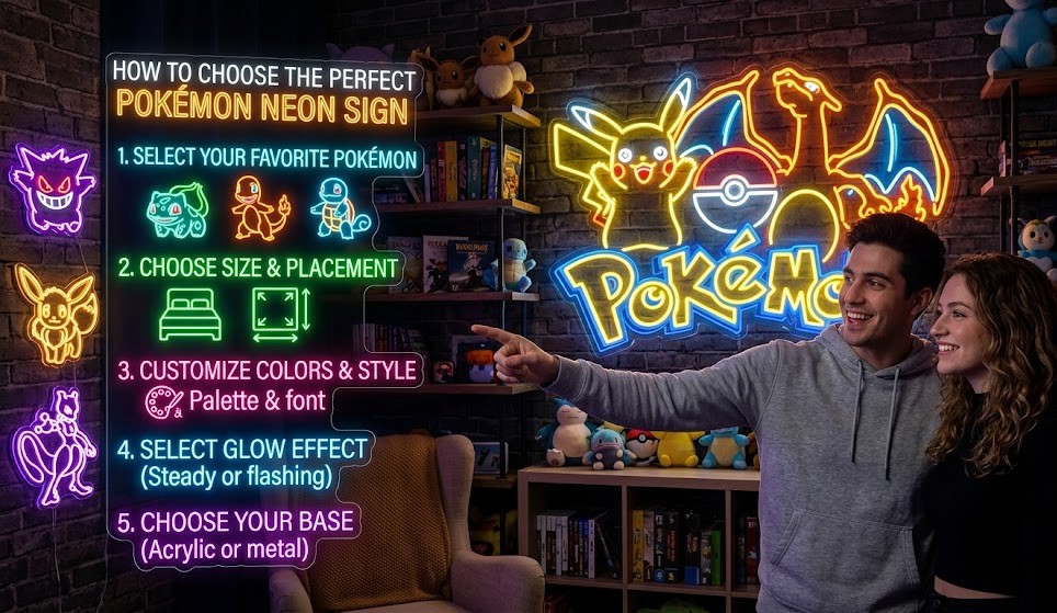 How to Choose the Perfect Pokémon Neon Sign