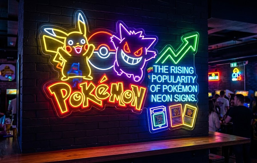 The Rising Popularity of Pokémon Neon Signs