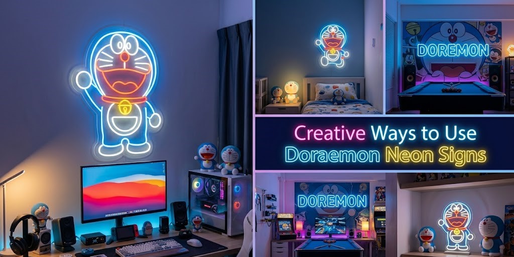Creative Ways to Use Doraemon Neon Signs