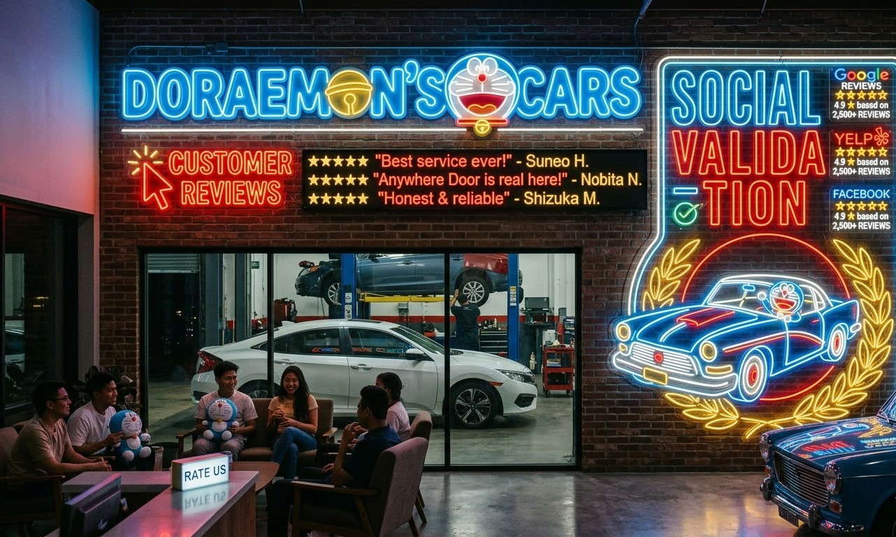 Positive Customer Reviews and Social Validation