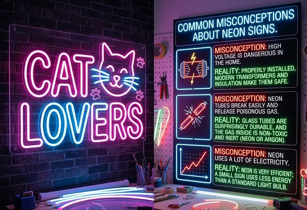 Common Misconceptions About Neon Signs